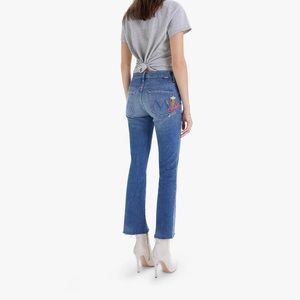 NWT MOTHER SUPERIOR JEANS THE INSIDER ANKLE FRAY